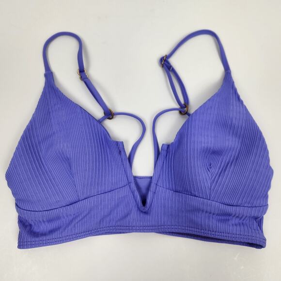 L*Space Siren Bikini Top in Amethyst Purple Size Medium NWT - Picture 3 of 7